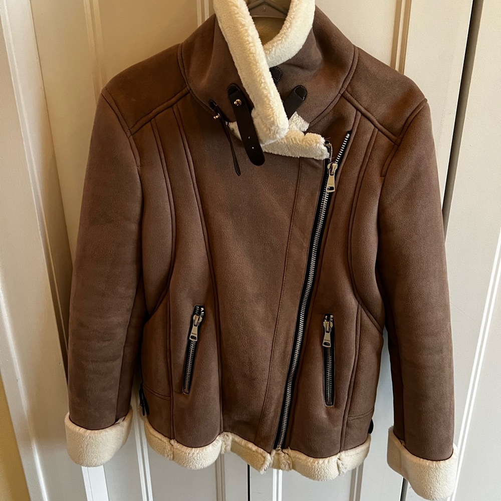 Womens Vigoss shearling coat